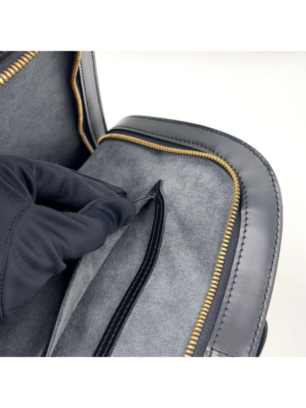 Louis Vuitton Gobelins Epi Noir Leather Black Backpack Gold - Picture 11 of 15